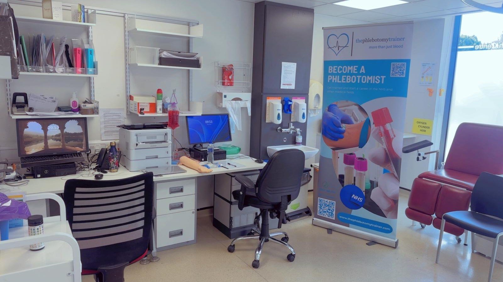 Inside our partner NHS GP surgery — clinical training environment